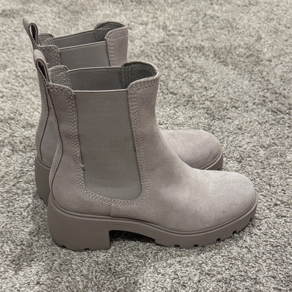 Steve Madden Gray Ankle Boots